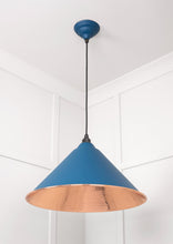 Load image into Gallery viewer, 49503U Hammered Copper Hockley Pendant in Upstream
