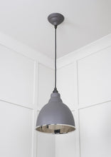 Load image into Gallery viewer, 49504BL Smooth Nickel Brindley Pendant in Bluff

