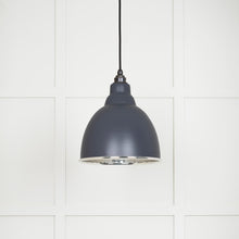 Load image into Gallery viewer, 49504SL Smooth Nickel Brindley Pendant in Slate
