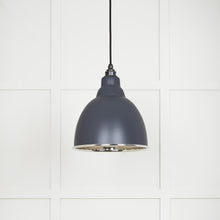 Load image into Gallery viewer, 49504SL Smooth Nickel Brindley Pendant in Slate
