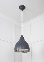 Load image into Gallery viewer, 49504SL Smooth Nickel Brindley Pendant in Slate

