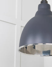 Load image into Gallery viewer, 49504SL Smooth Nickel Brindley Pendant in Slate
