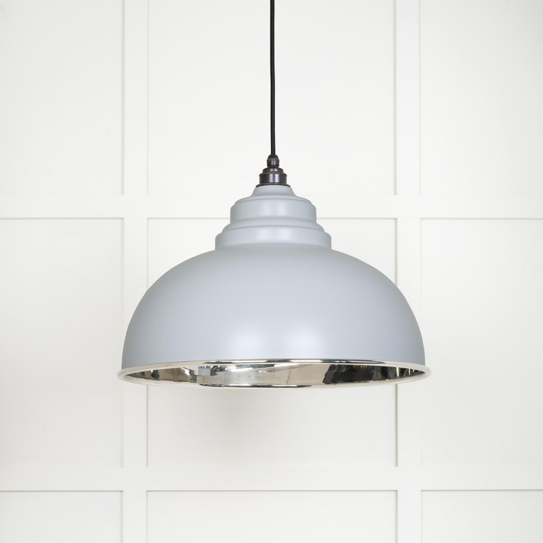 49505BI Smooth Nickel Harborne Pendant in Birch