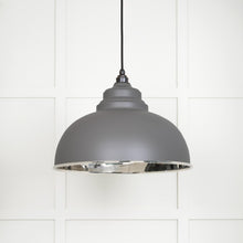 Load image into Gallery viewer, 49505BL Smooth Nickel Harborne Pendant in Bluff

