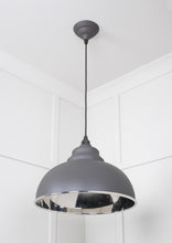 Load image into Gallery viewer, 49505BL Smooth Nickel Harborne Pendant in Bluff
