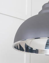 Load image into Gallery viewer, 49505BL Smooth Nickel Harborne Pendant in Bluff

