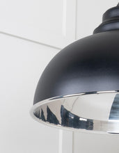 Load image into Gallery viewer, 49505EB Smooth Nickel Harborne Pendant in Elan Black
