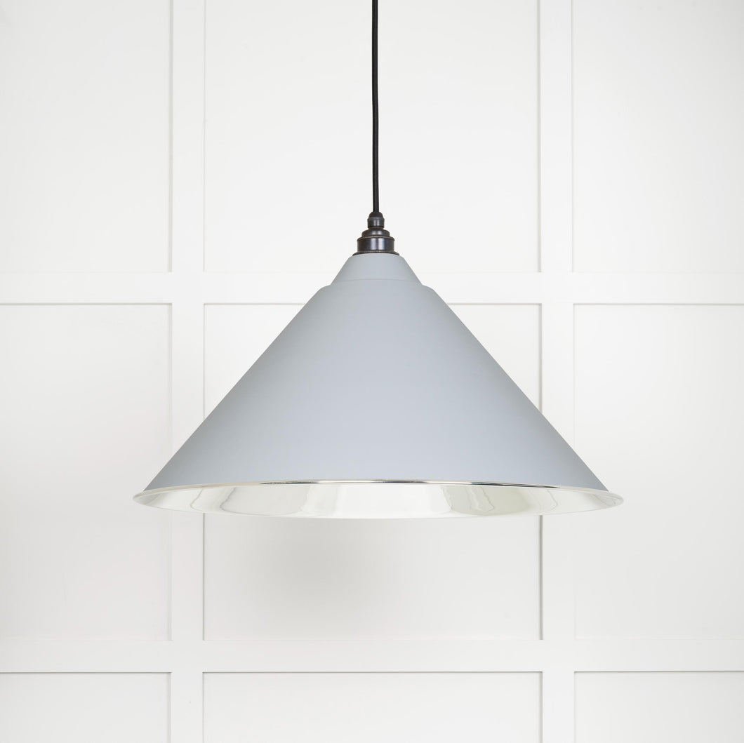 49506BI Smooth Nickel Hockley Pendant in Birch