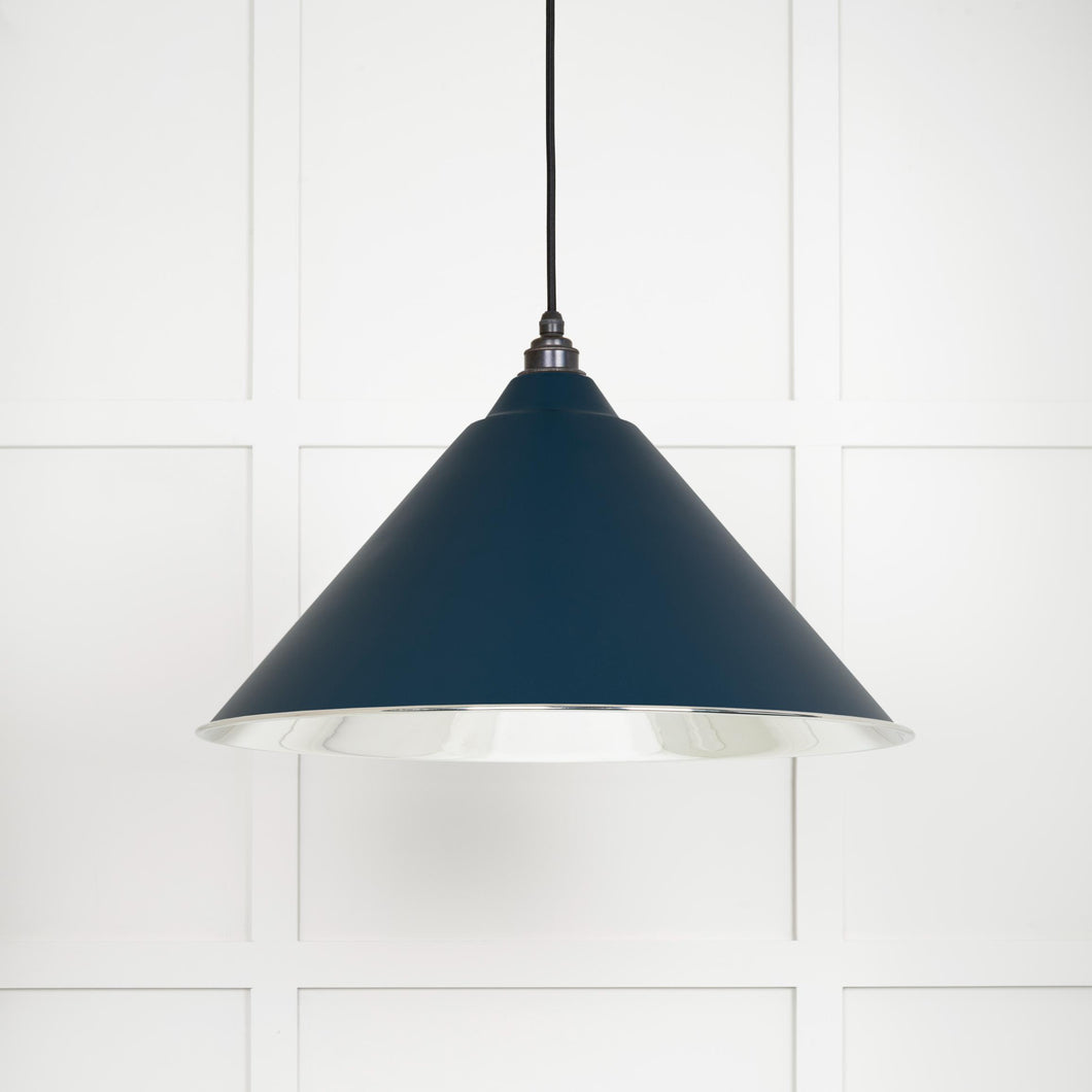 49506DU Smooth Nickel Hockley Pendant in Dusk