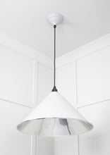 Load image into Gallery viewer, 49506F Smooth Nickel Hockley Pendant in Flock
