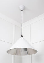 Load image into Gallery viewer, 49506F Smooth Nickel Hockley Pendant in Flock
