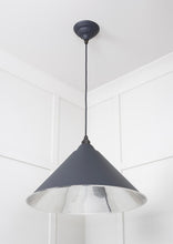 Load image into Gallery viewer, 49506SL Smooth Nickel Hockley Pendant in Slate
