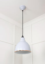 Load image into Gallery viewer, 49507BI White Gloss Brindley Pendant in Birch
