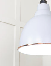 Load image into Gallery viewer, 49507BI White Gloss Brindley Pendant in Birch
