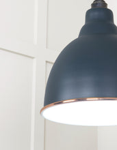 Load image into Gallery viewer, 49507SO White Gloss Brindley Pendant in Soot
