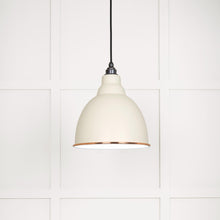 Load image into Gallery viewer, 49507TE White Gloss Brindley Pendant in Teasel
