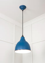 Load image into Gallery viewer, 49507U White Gloss Brindley Pendant in Upstream
