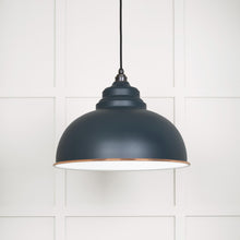 Load image into Gallery viewer, 49508SO White Gloss Harborne Pendant in Soot
