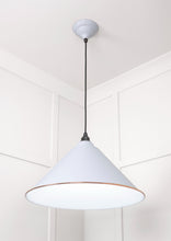 Load image into Gallery viewer, 49510BI White Gloss Hockley Pendant in Birch
