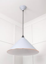 Load image into Gallery viewer, 49510BI White Gloss Hockley Pendant in Birch
