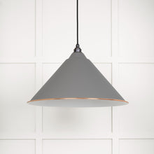 Load image into Gallery viewer, 49510BL White Gloss Hockley Pendant in Bluff
