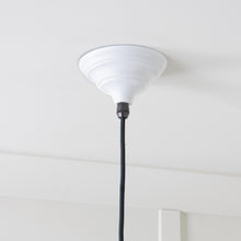 Load image into Gallery viewer, 49510F White Gloss Hockley Pendant in Flock
