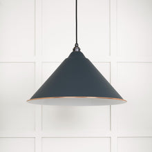 Load image into Gallery viewer, 49510SO White Gloss Hockley Pendant in Soot
