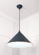 Load image into Gallery viewer, 49510SO White Gloss Hockley Pendant in Soot
