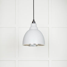 Load image into Gallery viewer, 49511F Hammered Nickel Brindley Pendant in Flock
