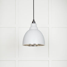 Load image into Gallery viewer, 49511F Hammered Nickel Brindley Pendant in Flock
