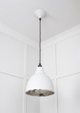Load image into Gallery viewer, 49511F Hammered Nickel Brindley Pendant in Flock
