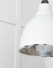 Load image into Gallery viewer, 49511F Hammered Nickel Brindley Pendant in Flock

