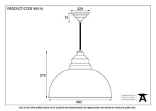 Load image into Gallery viewer, 49516 Burnished Harborne Pendant
