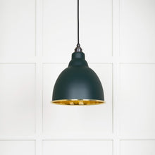 Load image into Gallery viewer, 49517DI Hammered Brass Brindley Pendant in Dingle
