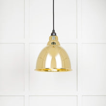 Load image into Gallery viewer, 49518 Smooth Brass Brindley Pendant
