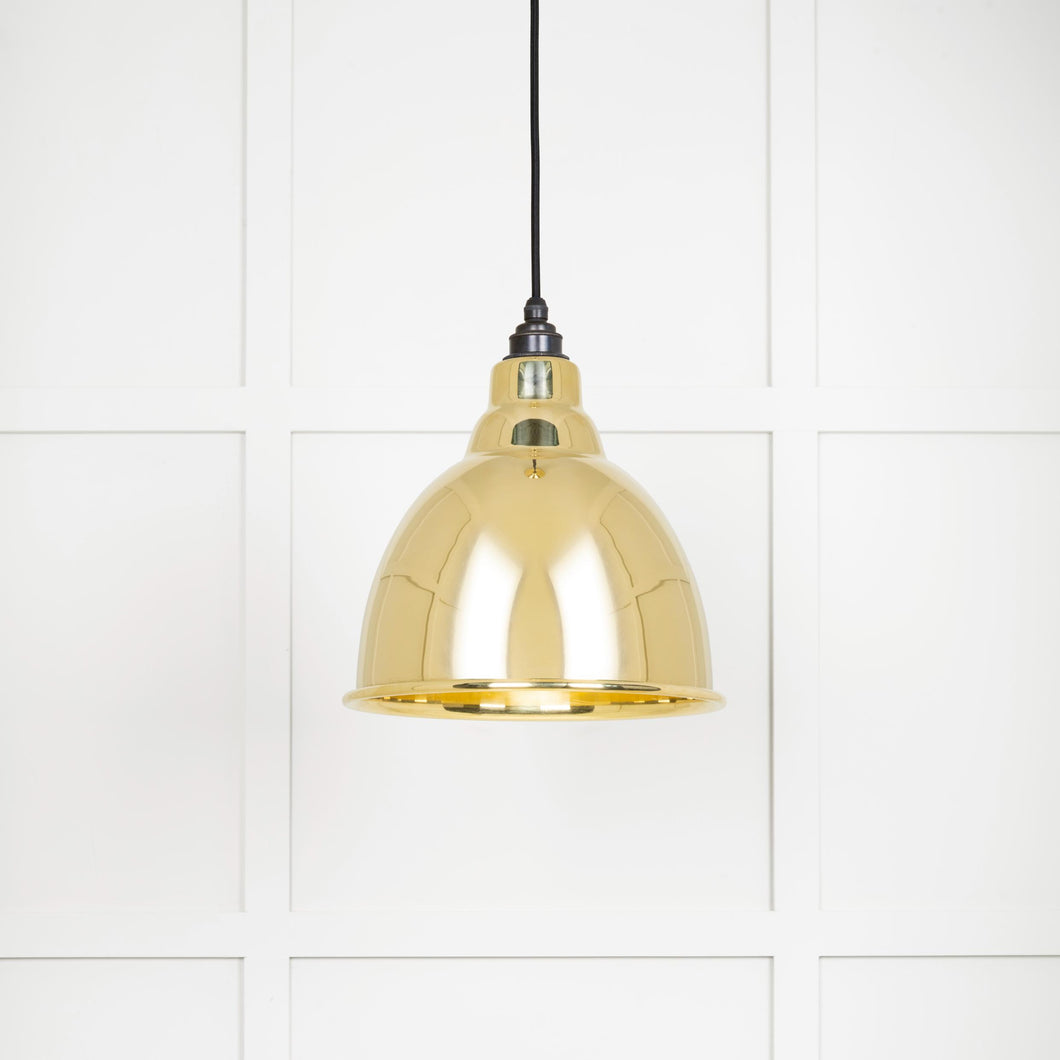 49518 Smooth Brass Brindley Pendant