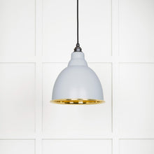 Load image into Gallery viewer, 49518BI Smooth Brass Brindley Pendant in Birch
