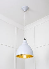 Load image into Gallery viewer, 49518BI Smooth Brass Brindley Pendant in Birch
