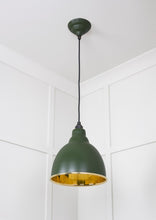 Load image into Gallery viewer, 49518H Smooth Brass Brindley Pendant in Heath
