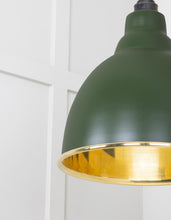 Load image into Gallery viewer, 49518H Smooth Brass Brindley Pendant in Heath
