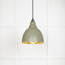 Load image into Gallery viewer, 49518TU Smooth Brass Brindley Pendant in Tump
