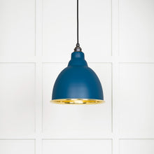 Load image into Gallery viewer, 49518U Smooth Brass Brindley Pendant in Upstream
