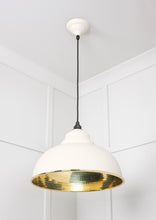 Load image into Gallery viewer, 49521TE Hammered Brass Harborne Pendant in Teasel
