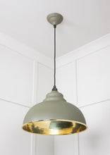 Load image into Gallery viewer, 49521TU Hammered Brass Harborne Pendant in Tump
