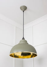 Load image into Gallery viewer, 49521TU Hammered Brass Harborne Pendant in Tump
