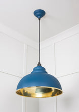 Load image into Gallery viewer, 49521U Hammered Brass Harborne Pendant in Upstream
