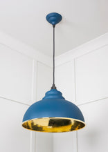 Load image into Gallery viewer, 49521U Hammered Brass Harborne Pendant in Upstream
