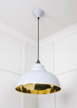 Load image into Gallery viewer, 49522BI Smooth Brass Harborne Pendant in Birch
