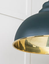 Load image into Gallery viewer, 49522DI Smooth Brass Harborne Pendant in Dingle
