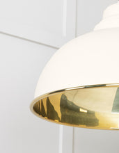 Load image into Gallery viewer, 49522TE Smooth Brass Harborne Pendant in Teasel
